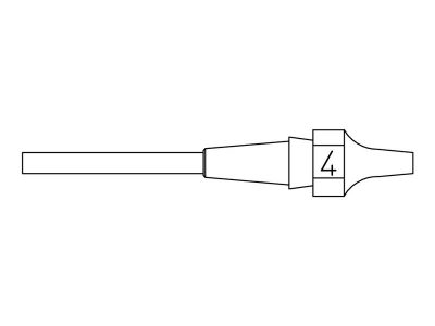 Weller XDS 4 (T0051325399) - Suction Nozzle for WXDP 120 Desoldering Iron