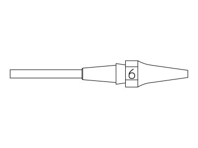 XDS 6 Weller (T0051325599) - Ugello di aspirazione per dissaldatore WXDP 120