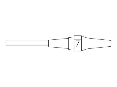 Weller XDS 7 (T0051325699) - Suction Nozzle for WXDP 120 Desoldering Iron