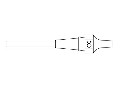 XDS 8 Weller (T0051325799) - Ugello di aspirazione per disssaldatore WXDP 120