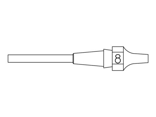 XDS 8 Weller (T0051325799) - Ugello di aspirazione per disssaldatore WXDP 120