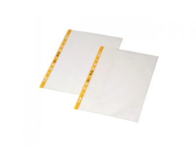 A4 ESD Punched Pockets (Transparent, 100pcs)