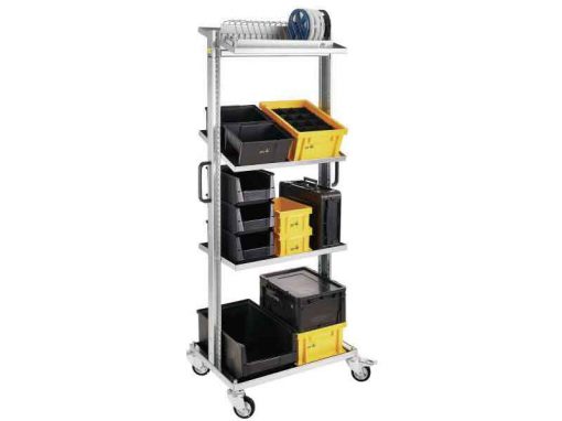 Carrello antistatico ESD porta Newbox (H 1750mm)