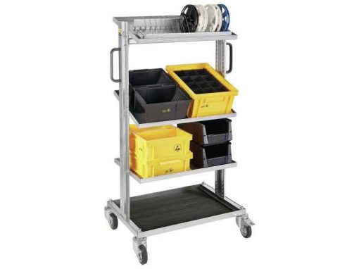 Carrello antistatico ESD porta Newbox (H 1286mm)