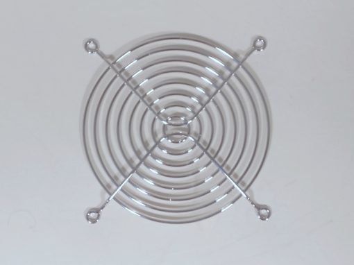 Griglia di protezione ventilatori (acciaio cromato, 120x120mm)