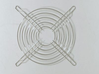 Griglia per protezione ventilatori (acciaio nichelato, 120x120mm)