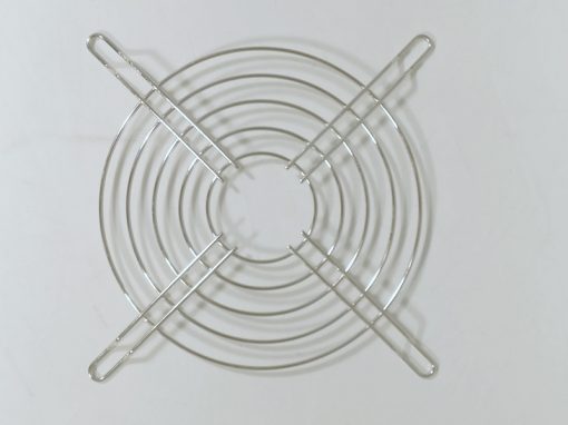 Griglia per protezione ventilatori (acciaio nichelato, 120x120mm)