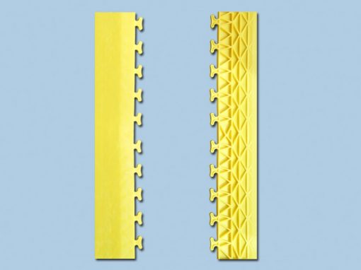 Rampe d'accesso positive per pavimento autobloccante, colore Giallo, spessore 10mm