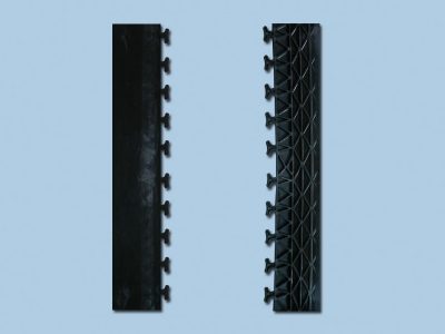 Rampe d'accesso positive per pavimento autobloccante, colore Nero, spessore 10mm