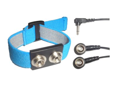 ESD Safe Dual Connection Wriststrap (2 Snaps/Jack)