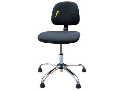 El.Mi ESD Anti-Static Chair, Feet, Grey