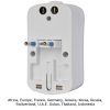 Universal Travel Adapter for Electrical Sockets + USB (2A)