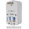 Universal Travel Adapter for Electrical Sockets + USB (2A)