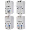 Universal Travel Adapter for Electrical Sockets + USB (2A)