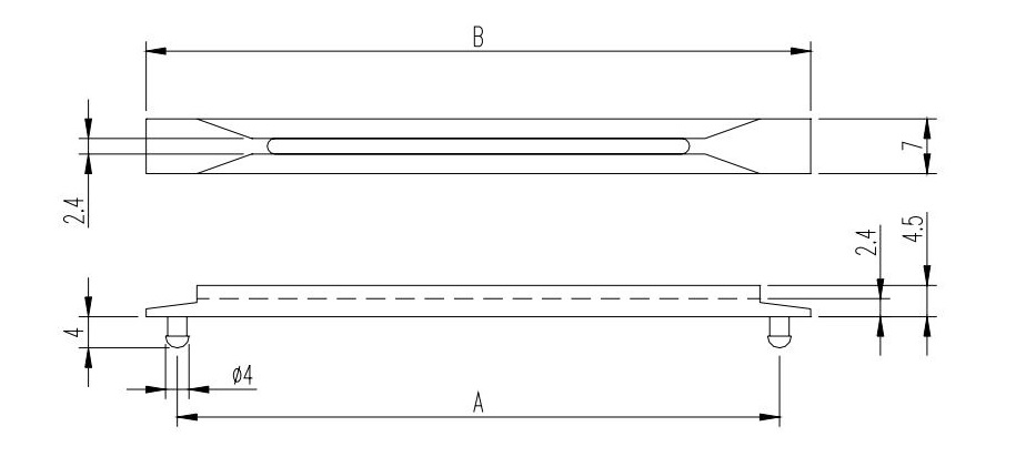 Guida schede GPE-85 lunghezza