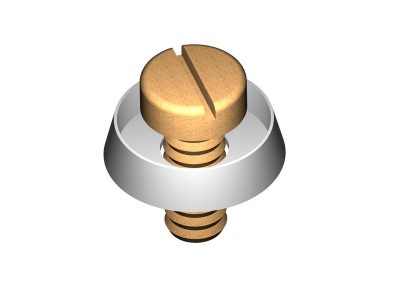 EM097 Sottovite M4 per viti fino a Ø4mm