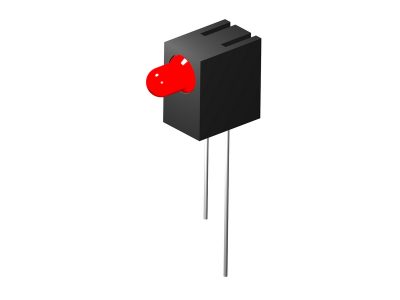 D3 Portaled Nero per LED Ø 3mm