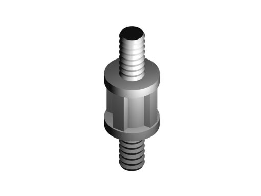 NY MM - Distanziale in Nylon Maschio/Maschio M4 per circuiti stampati