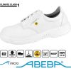7131126 Abeba - Scarpe ESD con stringhe Bianco (35-48)