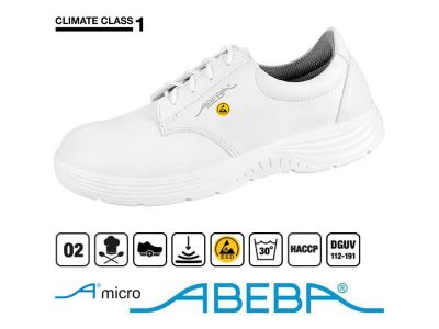 7131126 Abeba – Anti-static ESD Shoes White (35-48)