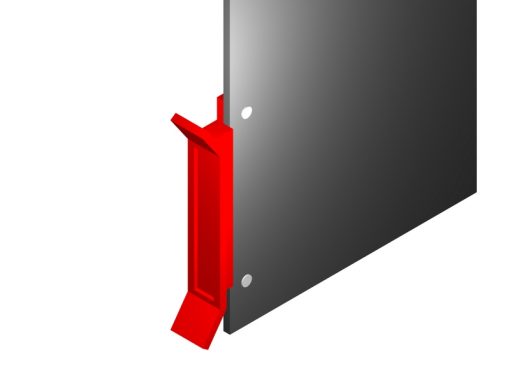 ECS-37 - PCB Extractors (1.6mm, Screw Fixing) - Assembly Example