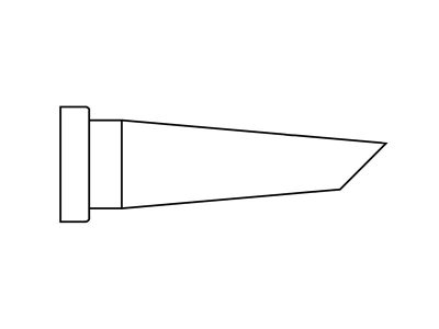 LT BB 45 Weller (T0054448499) - Punta saldante 45° Ø 2.4mm