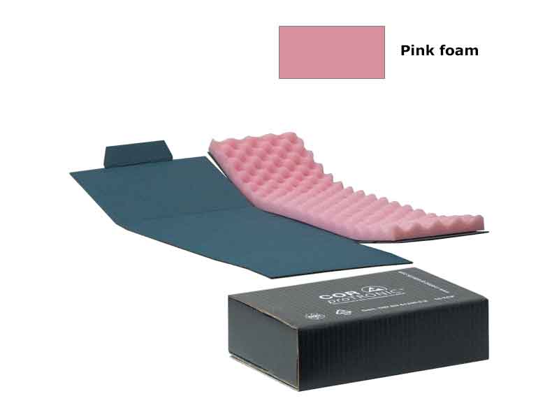 TCP-AS Foampac PCB Transit Box - ESD Safe Cardboard Box with Pink Profiled Dissipative Foam TCP-AS Foampac PCB Transit Box - ESD Safe Cardboard Box with Pink Profiled Dissipative Foam