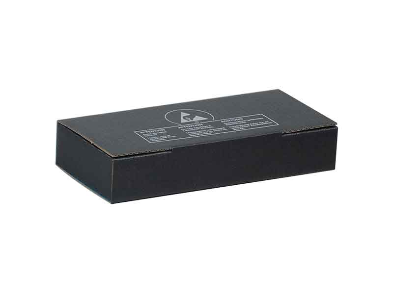 Scatola per PCB modello TEP in cartone antistatico ESD CorPROtronica Hans Kolb Scatola antistatica ESD mod. TEP Hans Kolb in cartone CorPROtronica - Chiusa