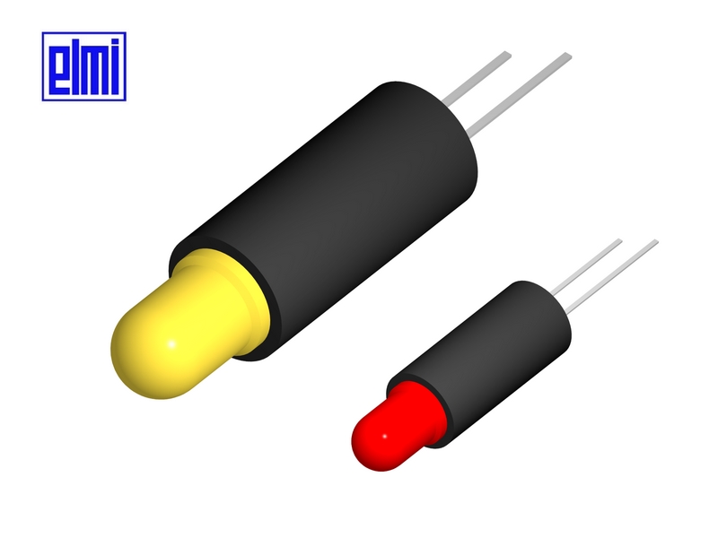 Portaled plastico per led con diametro di 5 mm