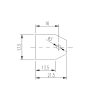 Dimensioni isolatore plastico LC4-P