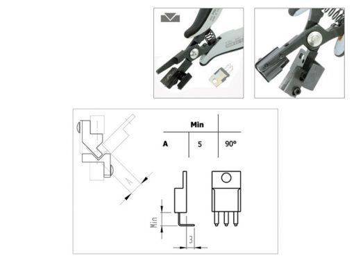 Piergiacomi PN5040/90D - ESD Cut and Bend Pliers (90°)