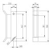 ECS-36 Estrattore per PCB 1.6mm, fissaggio a pressione| Disegno tecnico