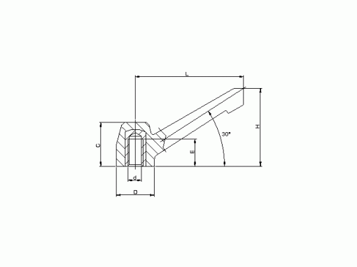 MAB/79/C - Maniglia fissa M10 - Codice Gamm: 7310055