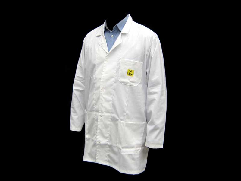 Anti Static ESD Safe Smock Economy White (XS/XXL)