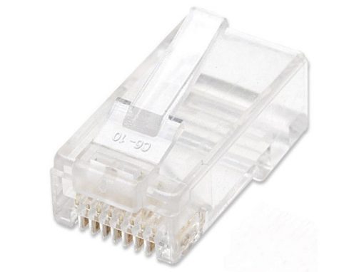 Plug in plastica trasparente Techly Professional IWP-JAR-C6RTY