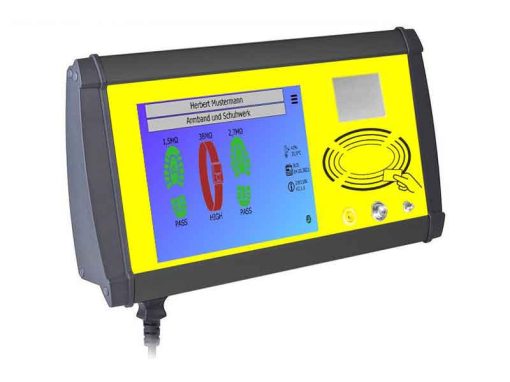 ESD Safe Wristband & Footwear Test Station with Data Logger