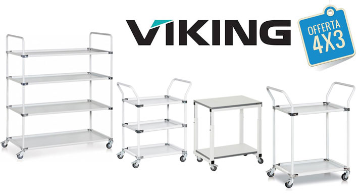 PROMO 4×3 Carrelli ESD Viking  | Fino a Giugno 2018