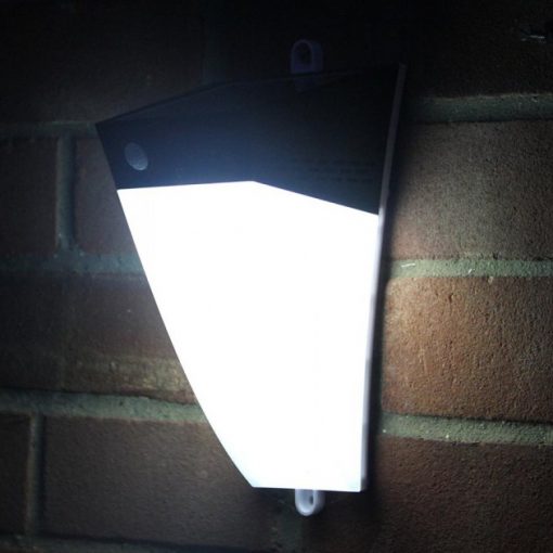 Lampada solare a LED - Applique da esterni Techly