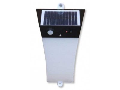 Lampada solare a LED - Applique da esterni Techly