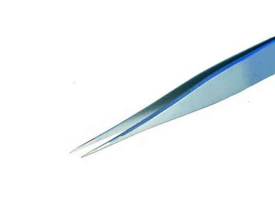 Piergiacomi 1-SA Tweezers (Strong Tips, Thin Blades, 120mm)
