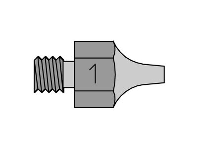 Weller DS 111 (T0051351199) - Desoldering Nozzle with Thread