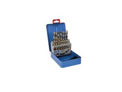 ABC Tools F 6512 - Set 19 punte elicoidali 118° in HSS (Ø1/10mm)