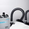 Zero Smog 4V Kit 2 Funnel (T0053664699N) - Aspiratore fumi Weller con 2 bracci di aspirazione e ugelli a imbuto
