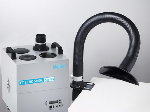 ZERO SMOG 4V KIT 1 FUNNEL Weller (T0053662699N) - Unità di estrazione fumi portatile con 1 braccio flessibile e ugello a imbuto