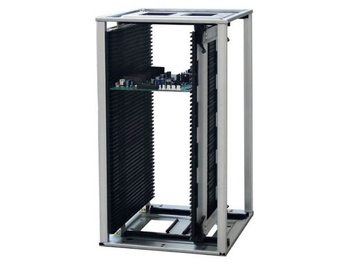 Rack portaschede ESD conduttivo a regolazione rapida (120°C)