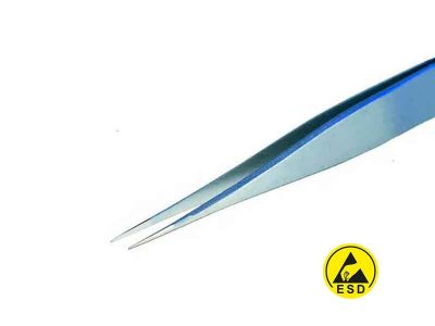 Piergiacomi 1-SA-ESD Tweezers (Strong Tips, 120mm)