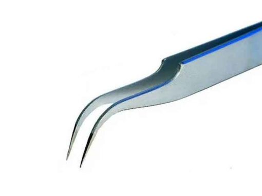 Piergiacomi 7-SA Tweezers (Fine and Bent Tips, 120mm)