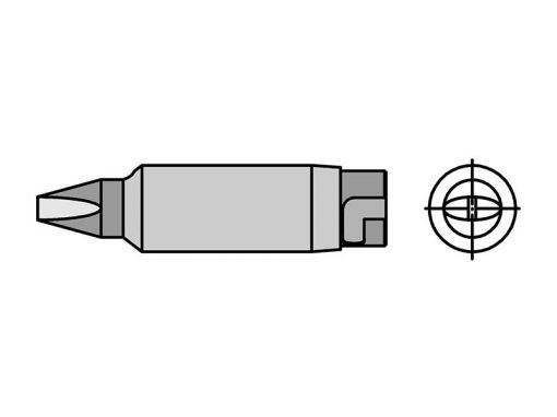 Weller HT 1 (T0054426099) - Punta saldante a cacciavite Ø 3.2 x 1.0 mm.