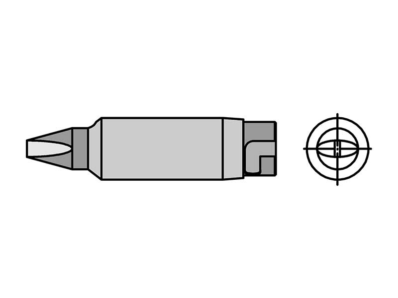 Weller HT 1 (T0054426099) - Punta saldante a cacciavite Ø 3.2 x 1.0 mm.