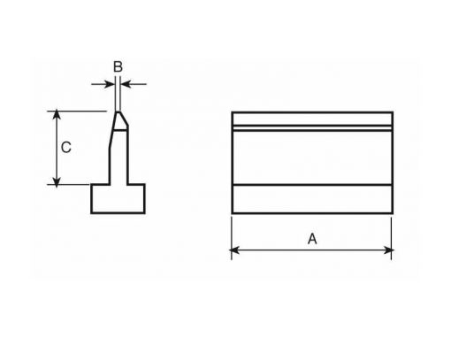 SMT03 Weller (T0054450399N) - Punta saldante a lama per puliza PAD